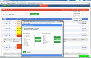 Bug Tracking System - Customized your Columns View