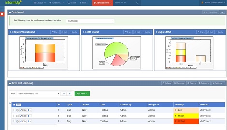 Bug tracking system and issue tracking system, Simple yet flexible, Low cost